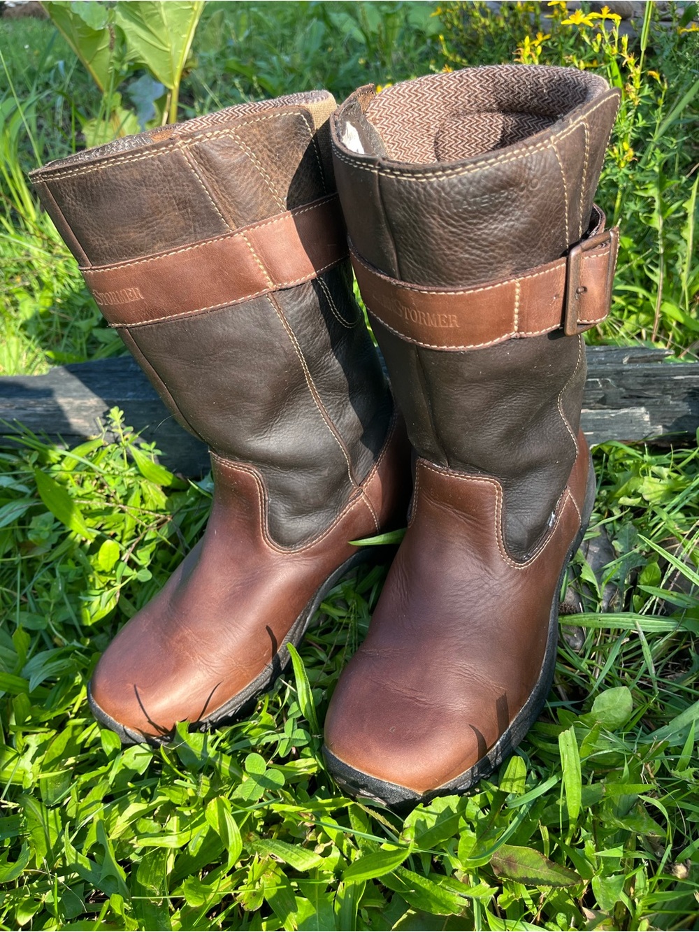 Rocky Women’s 12" Brown Leather Western Boots Size 9.5M FQ0005069